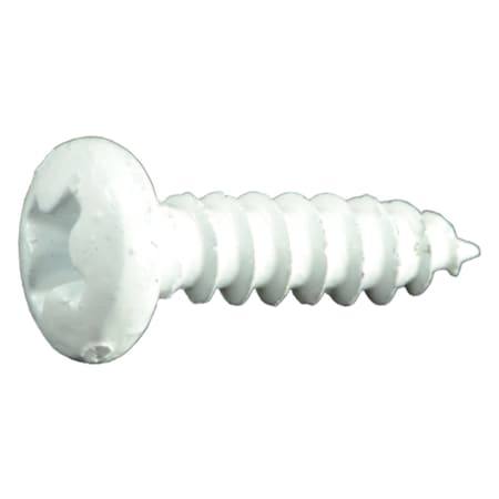Midwest Fastener Sheet Metal Screw, #6 x 1/2 in, Painted Steel Pan Head Phillips Drive, 50 PK 35961